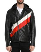 Diesel Solove Mixed-media Leather Jacket