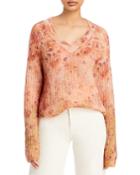 Alberta Ferretti Floral Intarsia Sweater