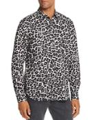 Paul Smith Leopard Print Slim Fit Shirt