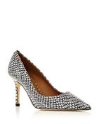 Tory Burch Women's Penelope Pointed Toe Leather Pumps