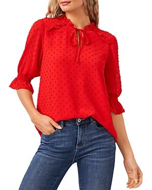 Cece Clip Dot Blouse