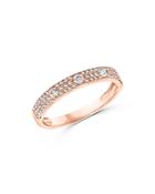 Bloomingdale's Diamond Pave Stacking Band In 14k Rose Gold, 0.3 Ct. T.w. - 100% Exclusive