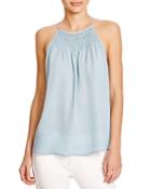 Joie Kealy Embroidered Silk Top