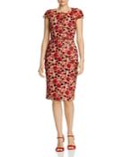 Bronx And Banco Della Rouge Embroidered Floral Sheath Dress