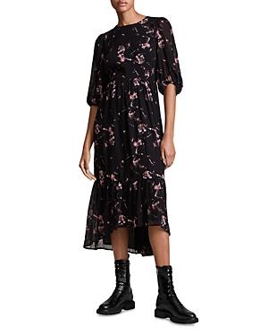 Allsaints Sadie Vimur Midi Dress
