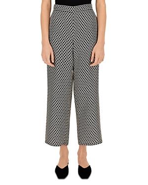 Max Mara Leisure Acerbo Silk Straight Cropped Trousers