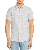 Marine Layer Cotton Selvage Stripe Slim Fit Button-down Shirt