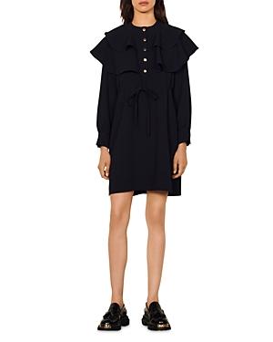 Sandro Short Ruffled Dress