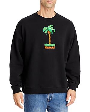 Bricktown Palm Tree Cotton Sweatshirt