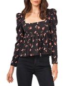 1.state Floral Print Empire Top