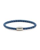Link Up Braided Leather Cord Bracelet