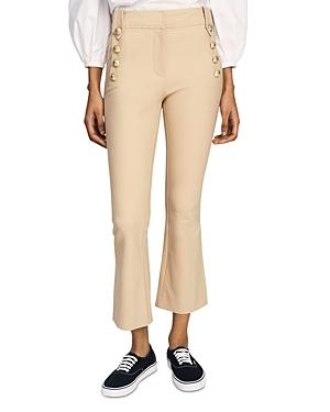 Derek Lam 10 Crosby Robertson Cropped Flare Leg Pants