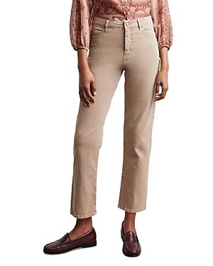 Gerard Darel Elaric 7/8 Straight Cut Jeans In Rope