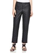 Bcbgmaxazria Lucien Quilted Faux Leather Pants