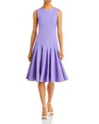 Sergio Hudson Pleated Sleeveless Dress