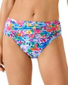 Tommy Bahama Watercolor Floral High Waist Bikini Bottom