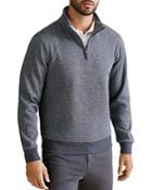 Zachary Prell Braemore Quarter-zip Fleece-lined Sweater