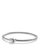David Yurman Starburst Single-station Cable Bracelet With Diamonds
