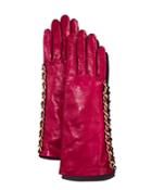 Portolano Chain-trim Leather Gloves