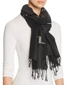 Eileen Fisher Embroidered Scarf