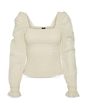 Vero Moda Smocked Square Neck Top