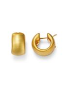 Roberto Coin 18k Yellow Gold Chic & Shine Satin Huggie Hoop Earrings