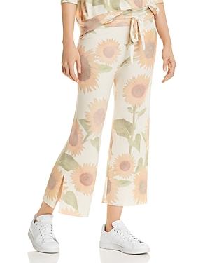 Lna Brushed Sunflower Print Sweatpants