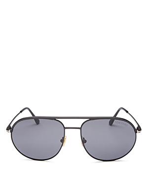 Tom Ford Men's Gio Brow Bar Aviator Sunglasses, 59mm