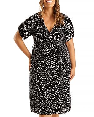 Estelle Plus Sophie Faux Wrap Dress