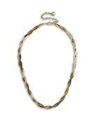 Baublebar Gia Snake Chain Twist Choker Necklace In Gold Tone, 14-17