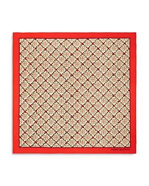 Tory Burch Monogram Climbing Silk Scarf
