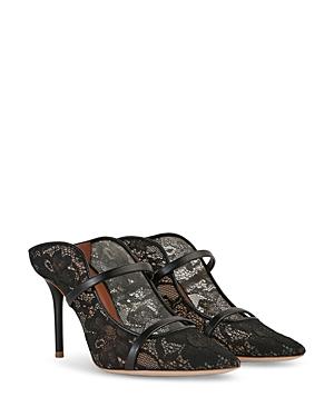 Malone Souliers Women's Maureen Lace High Heel Mules