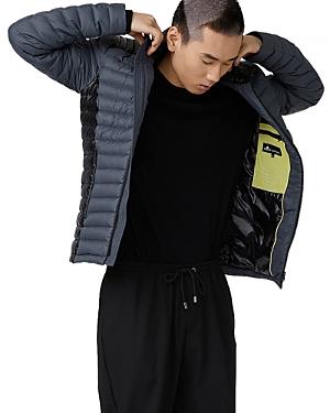 Moose Knuckles Slim Fit Akaline Mixed Media Puffer Jacket