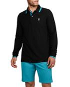 Psycho Bunny Orton Pima Cotton Tipped Regular Fit Long Sleeve Polo Shirt