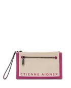 Etienne Aigner Faye Small Linen Convertible Crossbody Wristlet