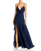 Frame And Partners Callais Ruffled Gown