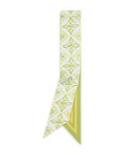 Tory Burch Mosaic Monogram Silk Ribbon Tie