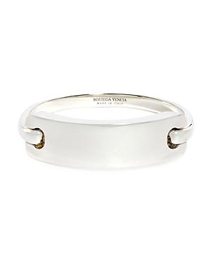 Bottega Veneta Sterling Silver Id Bracelet