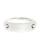 Bottega Veneta Sterling Silver Id Bracelet