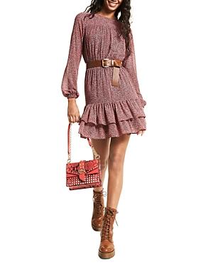 Michael Michael Kors Spring Ruffled Mini Dress