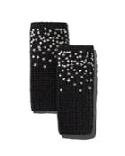 Carolyn Rowan Accessories Scattered Stars Embroidered Fingerless Gloves
