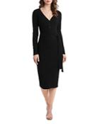 1.state V Neck Henley Dress With Sash Belt