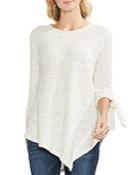 Vince Camuto Textured Asymmetric Sweater