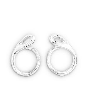 Uno De 50 Tangled Open Loop Earrings