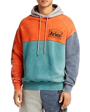 Aries Colorblocked Logo Hoodie