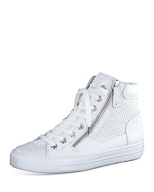 Paul Green Women's Mac Leather High Top Sneakers