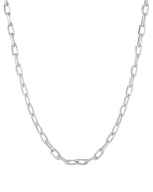 Charmbar Adjustable Link Chain Necklace In Sterling Silver Or 14k Gold-plated Sterling Silver, 16-18