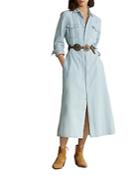 Polo Ralph Lauren Denim A Line Shirt Dress