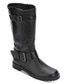 Gentle Souls By Kenneth Cole Women's Buckled Up Riding Boots