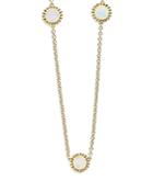Lagos 18k Yellow Gold Covet Mother Of Pearl Trio Statement Necklace, 16-18